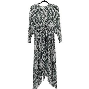 NEW En Saison Revolve Tie Dye Chiffon Midi Dress